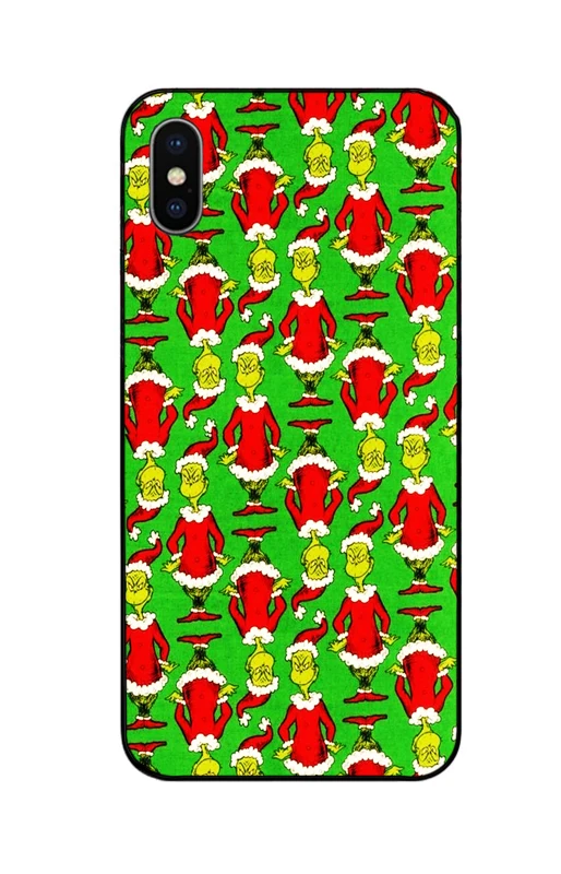 Рождество Grinch Xmas Забавный чехол для телефона черный мягкий чехол для iPhone 11 Pro Max 6 7 8plus 5S X XS XR XSMax для samsung s10 series - Цвет: 2674