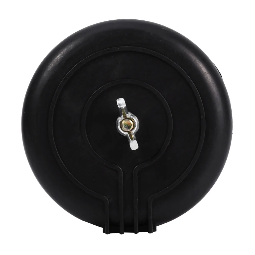 Black 1/2" PT 20mm Thread Inlet Plastic Filter Silencer for Air