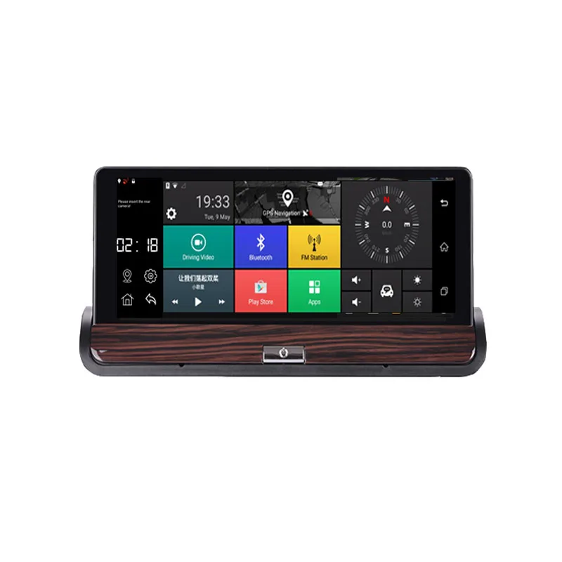Видеорегистратор Full HD 1080P " дюймовый сенсорный экран 3g Wifi Автомобильный видеорегистратор Android 5,1 gps навигация цифровой дистанционный монитор камера рекордер