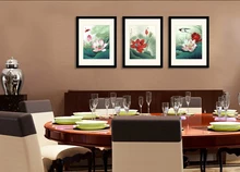 pastoral traditional Chinese style canvas painting in elaborate style lotus flowers masterpiece reproduction mural prints top traditional chinese painting canvas prints dunhuang cave painting bodhisattva leading a lady donor towards the pure lands