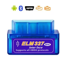 Мини elm327 считыватель кодов V2.1 автомобильный инструмент Bluetooth Функция OBD2 автомобильный диагностический инструмент ELM 327 Bluetooth 4,0 для Android/Symbian
