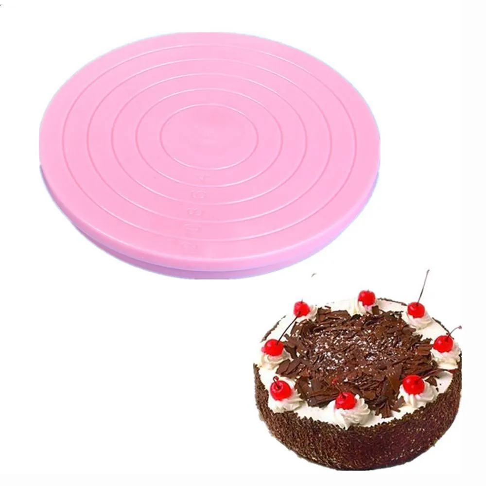 Кухня Мини торт пластина вращающаяся украшения Стенд Платформа поворотный круглый вращающийся Торт Поворотный Рождественский инструмент