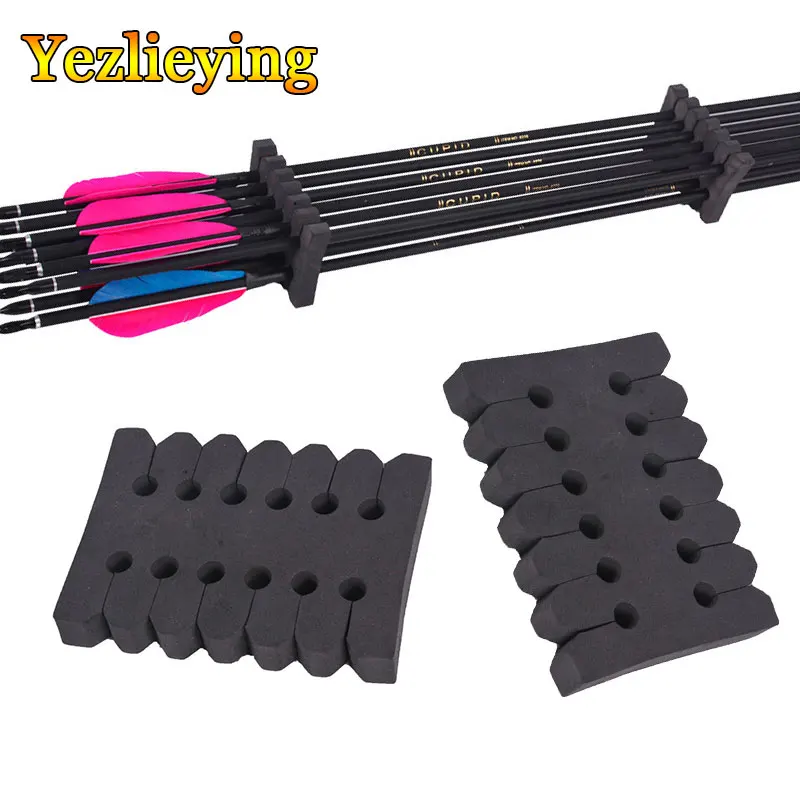 2pcs Hunting Bow Arrow Accessories  12 Arrows Separator Protection Archery EVA Foam Round Rack Portable Arrow Holder