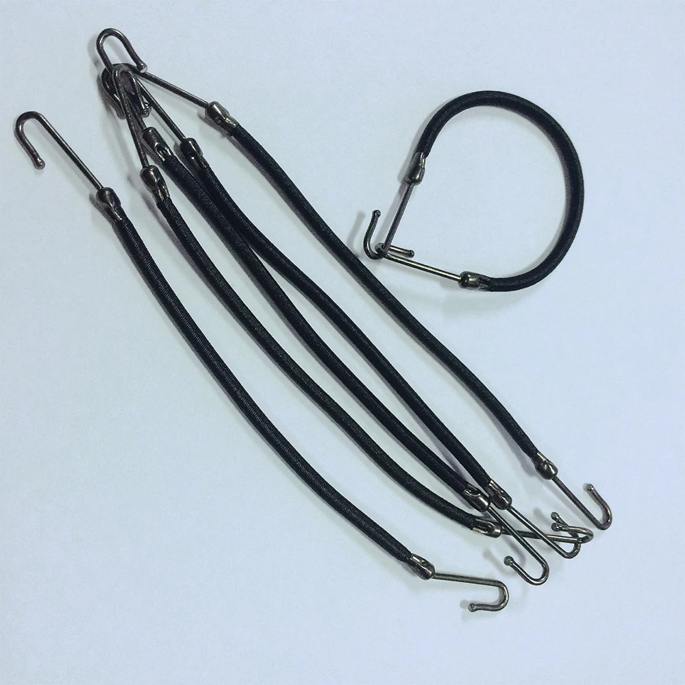 10pcs/Set Women Girls Ponytail Hooks Hair Claw Hair Clips Holder Bungee