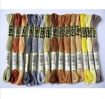 

Embroidery Thread Free Shipping Floss High Quality Similar DMC Cross Stitch Thread New 447 Pieces