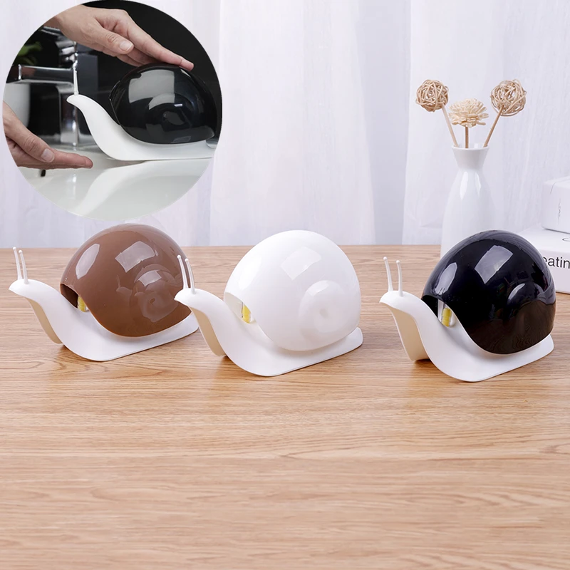 

New snail shape Liquid Soap Dispensers pump shower shampoo bottle hand sanitizer container Bathroom Accessories