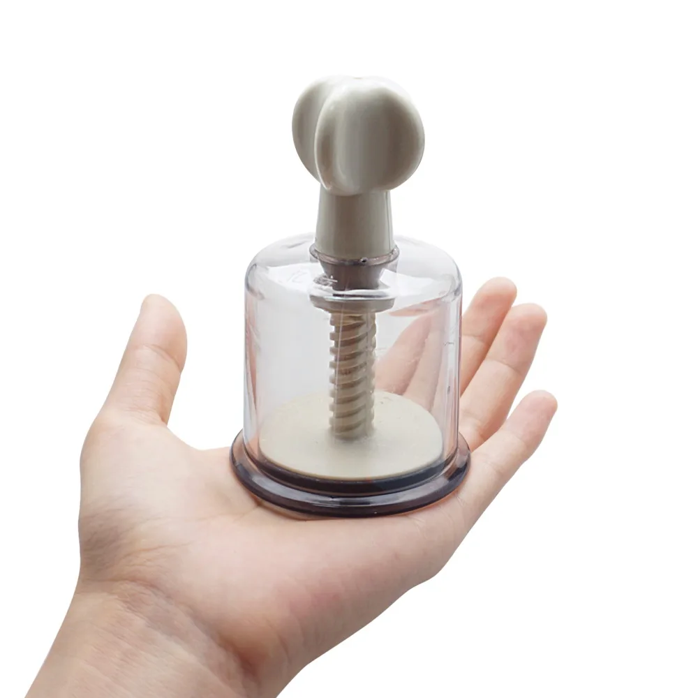 3 Sizes Nipple Clamps Clip Female Breast Clip Massage Nipple Enhancement Vacuum Sucker pump Toys For Massage Sex Toy For Couple