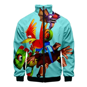 

2019 Hot Anime Banjo Kazooie Zipper Sweatshirt Casual Hoodies New Fashion Cool Highstreet Autumn And Spring Clothes Sweatshirt