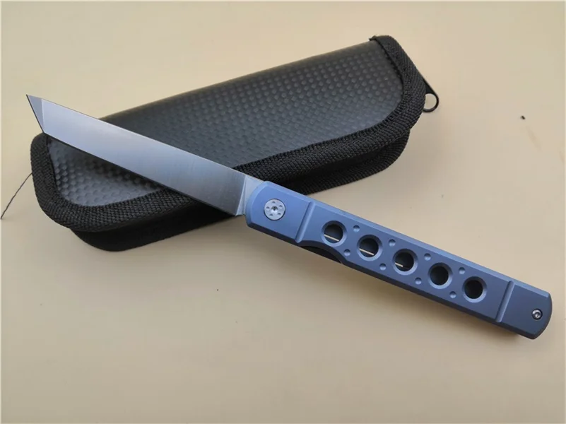 kesiwo ks67 titanium handle d2 blade folding knife flipper tactical pocket knife outdoor camping survival knife (2)
