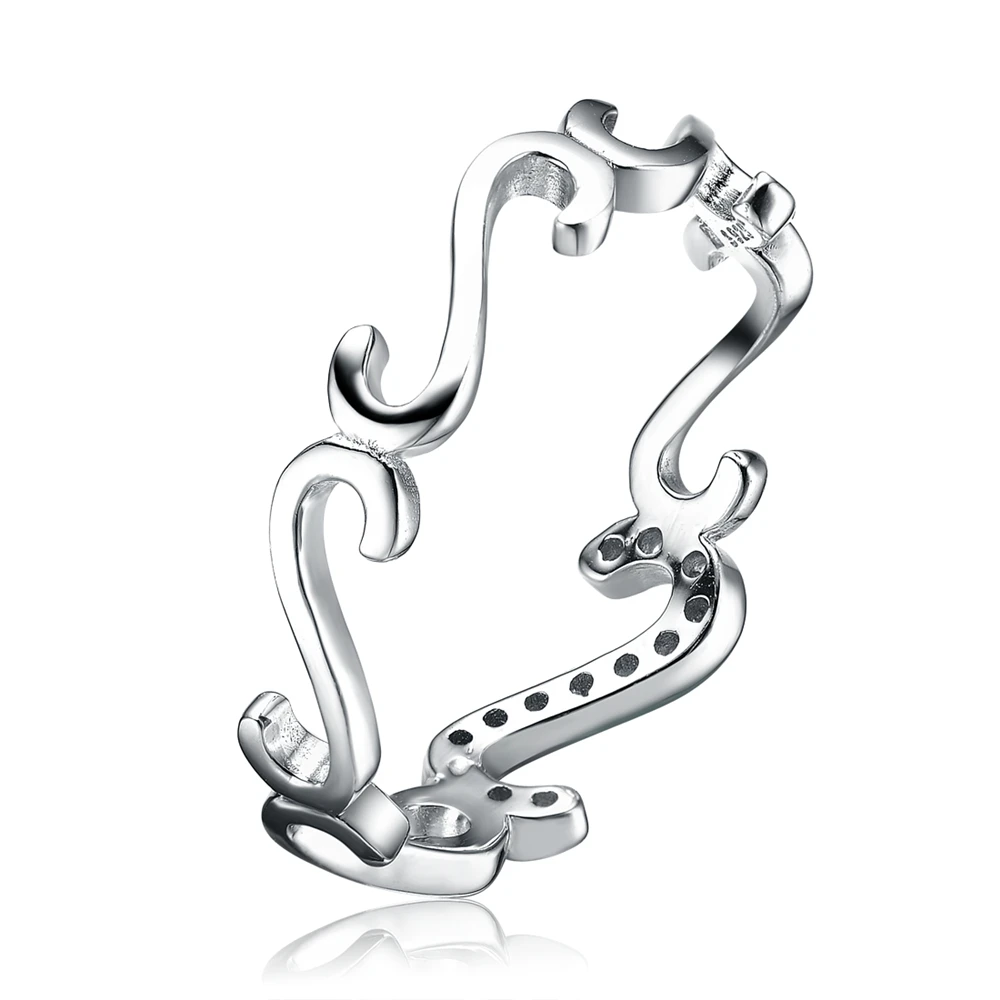 Aceworks &quotS&quot Letter Ring Femme Boho 925 Sterling Silver Rings with CZ for Fashion Birthday Gifts Wedding Jewelry RN1220 | Украшения