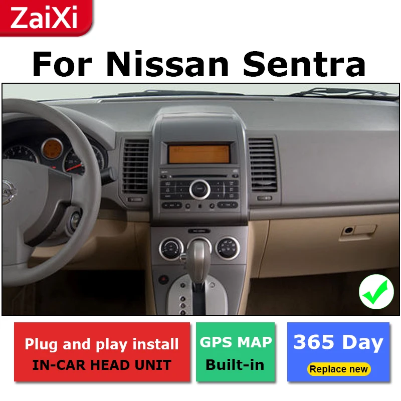 Sale ZaiXi 2Din For Nissan Sentra 200 SE B16 2007~2012 Car Android Radio Multimedia Player GPS Navigation IPS Screen HiFi WiFi BT 4