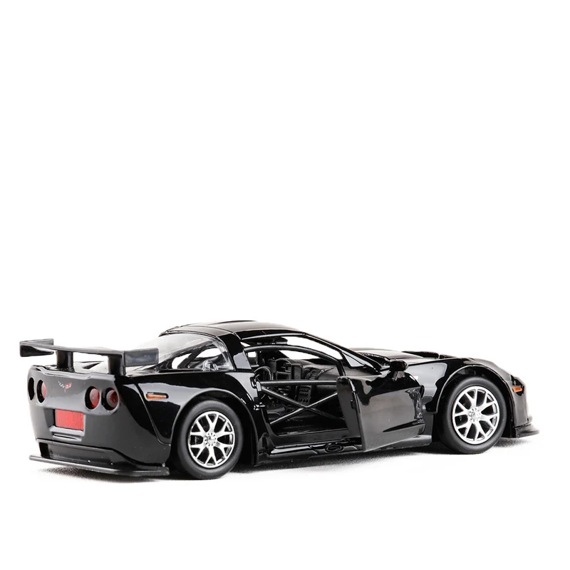 1:36 RMZ город Классическая Высокая имитационная модель игрушечного автомобиля Diecasts металлический сплав автобус Corvette C6-R модель отлично подходит для детей Подарки