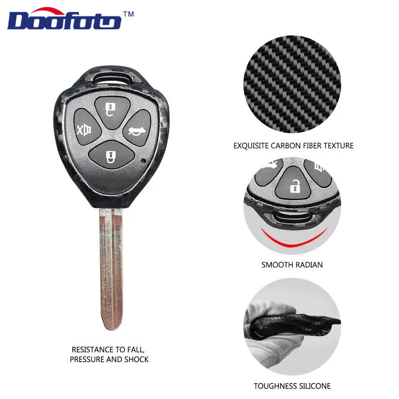 Carbon fiber key cover for TOYOTA (2)