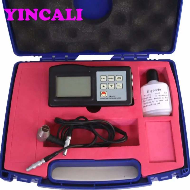 Wide Measuring Range Ultrasonic Thickness Meter Gauge TM-8812 Automatic memory material code and sound velocity value | Инструменты