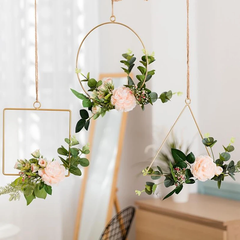 

Simulation Fake Flower Rose Vine Wall Hanging Flower Orchid Hanging Basket Flower Living Room Balcony Home Decoration Flower