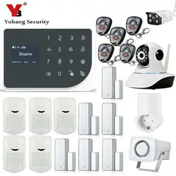 YoBang Безопасность GSM GPRS охранной сигнализации Системы умный дом APP дистанционного Управление разъем Защита бытовой Приспособления 433 мГц
