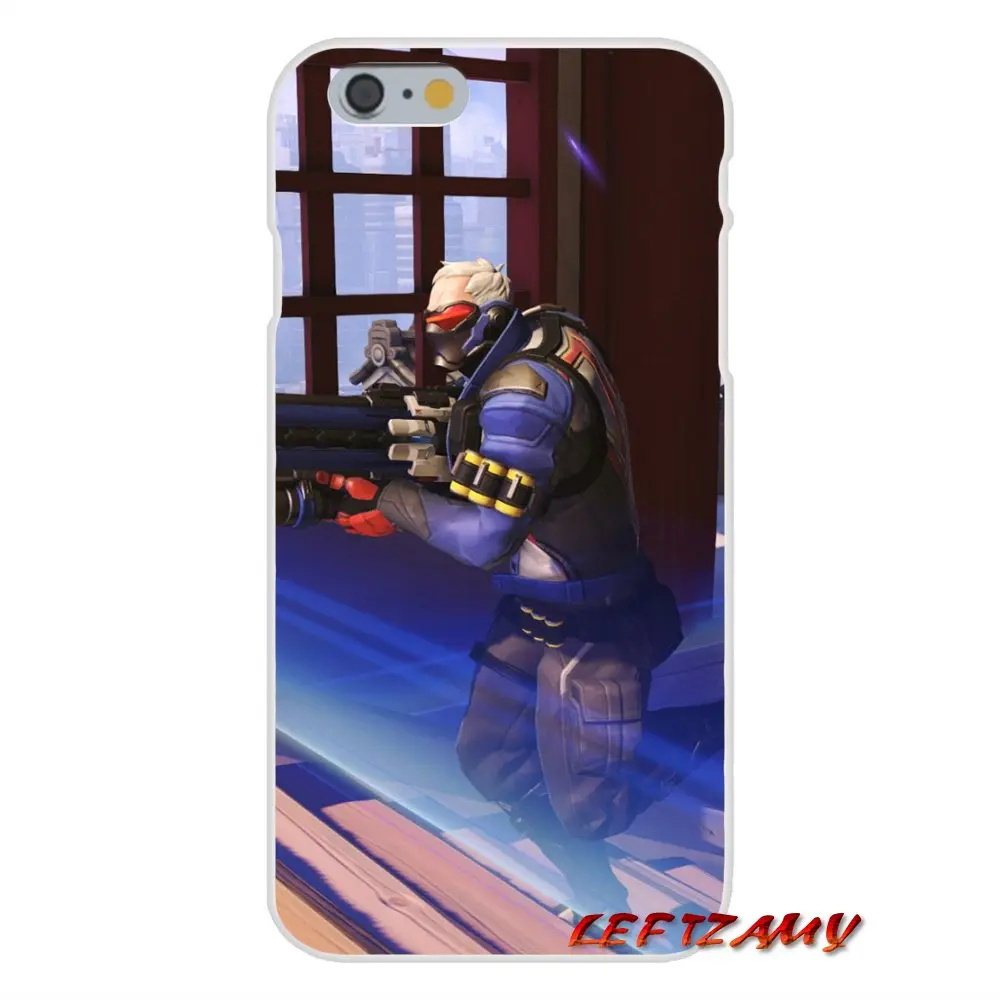 Для huawei P8 P9 P10 Lite 2017 Honor 4C 5X 5C 6X mate 7 8 9 10 Pro game Overwatch OW Soldier 76 аксессуары чехлы для