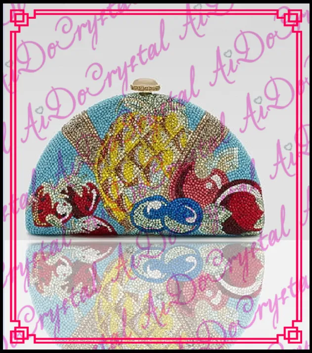 Aidocrystal colorful exotic pattern Western Style famous chinese brand women handbag for girls