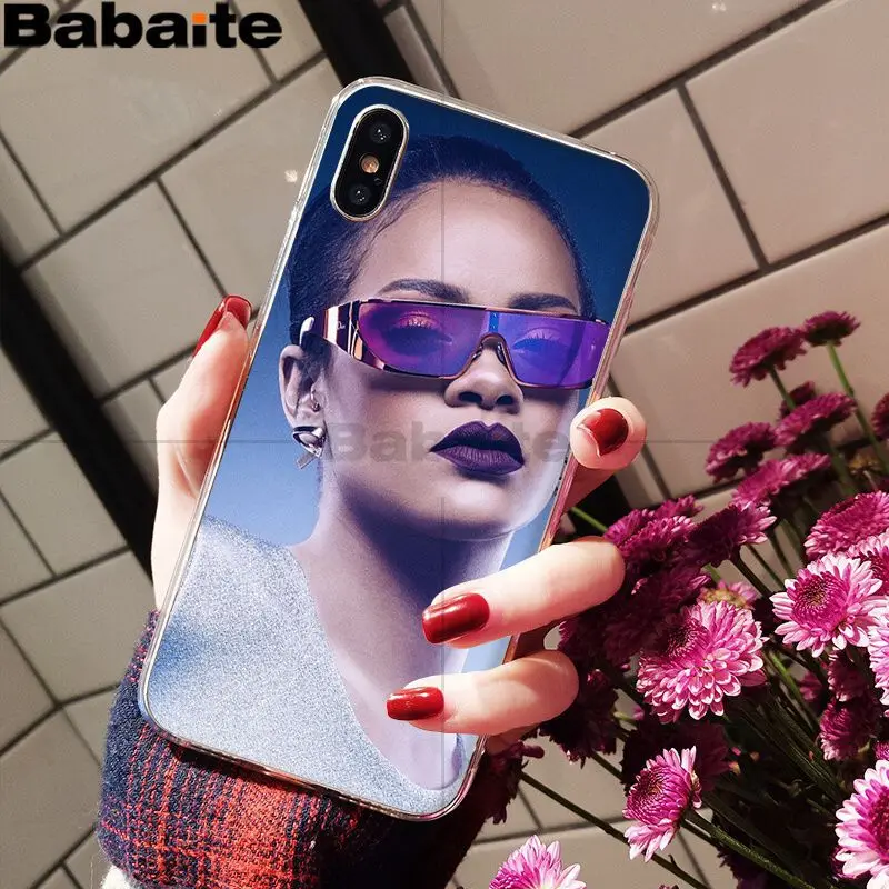Мягкий силиконовый чехол для телефона Babaite Rihanna Anti Travail Drake из ТПУ для iPhone X XS MAX 6 6S 7 7plus 8 8Plus 5 5S XR