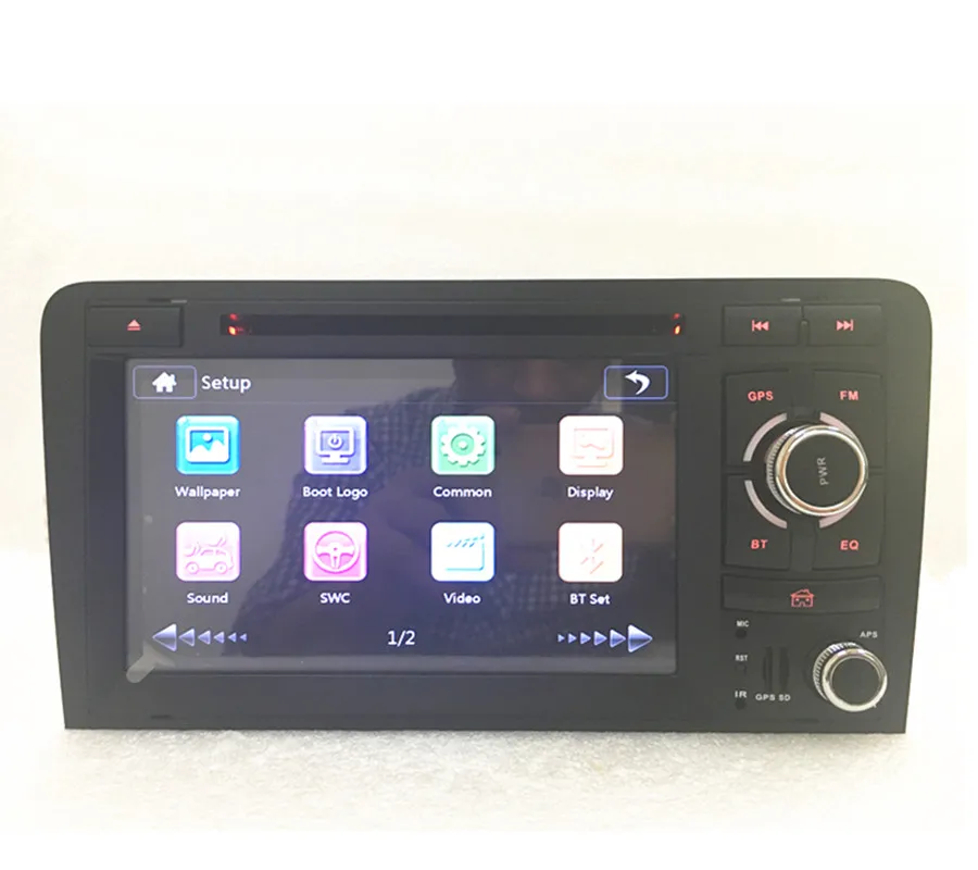 Discount Wholesale! car radio navigation DVD gps Player for Audi  A3  S3  2004-2008 Car radio Stereo With BT Ipod Steering wheel 4