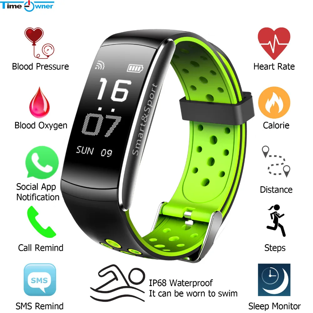 Time Owner Z11 Waterproof Smart Wirstband Heart Rate/sleep Monitor