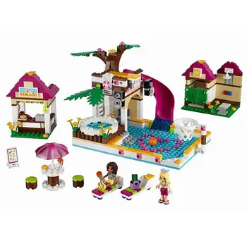 

BELA Friends Series 10160 Heartlake City Swimming Pool 426pcs Building Blocks Toys Model Children Brinquedos 41008