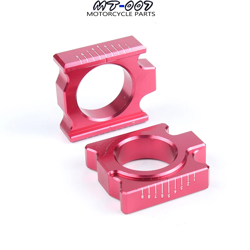 

CNC Aluminum Rear Chain Adjuster Axle blocks for CR125/250R CRF250R/250X 450R/450X Dirt bike Motortcycle Motocross free shipping