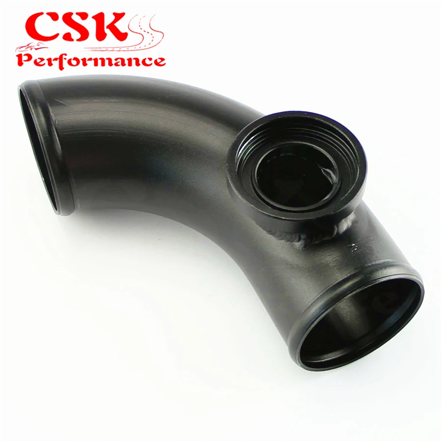 Universal 3&quot / 2.75&quot 2.5&quot 90 Degree Pipe Piping Flange Adapter For Ssqv Sqv Bov Blow Off Valve Black |