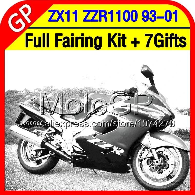 93 01 Серебро черный не серый Для KAWASAKI NINJA ZX11 ZX11R 11 3P672 ZZR 1100 ZZR1100 1993 1995 1996 98 2000 2001 НОВЫЙ