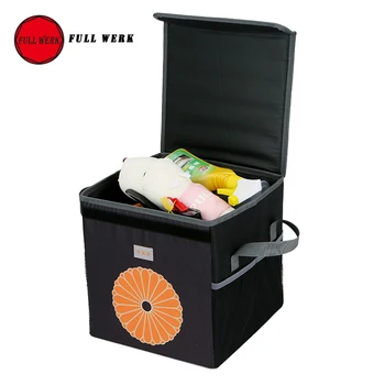 

High Quality Oxford Car Trunk Bag 24L Foldable Storage Box Organizer Case Container Multi function Stowing Tidying Accessories