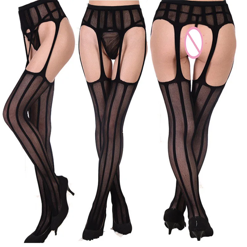 

Stockings Female Erotic New Online Jacquard Mesh Lace Long Tube Legs Uniform Temptation Ladies Stocking Women Underwear