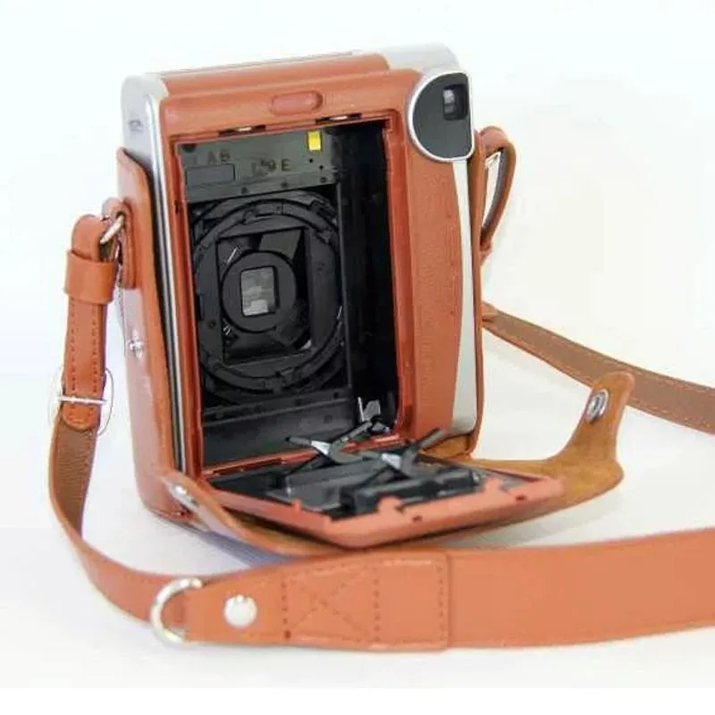 Чехол для камеры из ПУ кожи чехол Fuji Fujifilm Instax Mini 90 сумка цифровой защитный +
