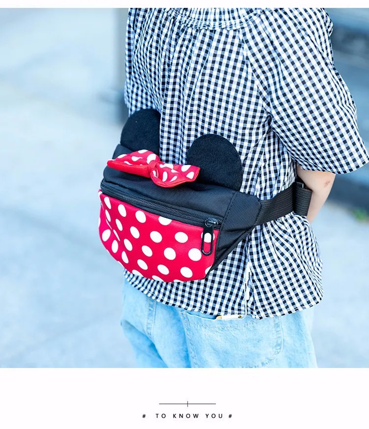 Сумка для подгузников с изображением Диснея, детские сумки с рисунком Микки, мини, милый кошелек, монета, Детский пакет для хранения, для мальчиков и девочек, сумка-мессенджер