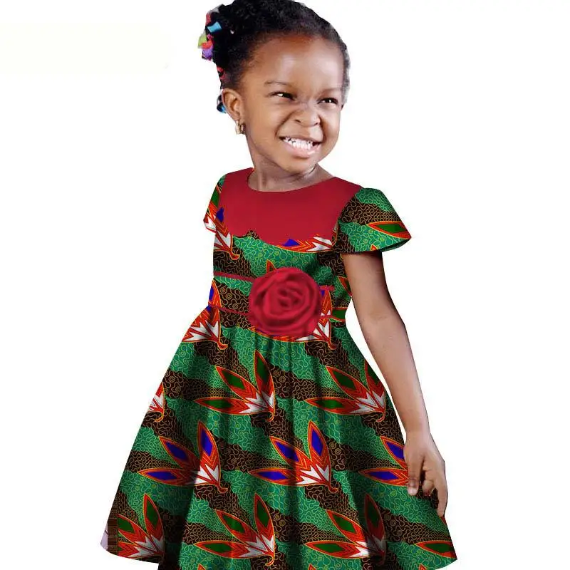 2019 летнее элегантное модное Стильное детское платье в африканском стиле XS-3XL