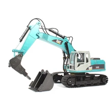 Rc грузовик 1:10 пульт дистанционного управления строительные грузовики rc синий экскаватор+ rc разборка разбиться 16WD