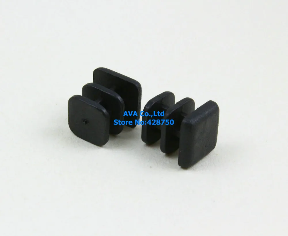 20 Pieces 10mm Square Plastic Insert Cap Tube End Cap