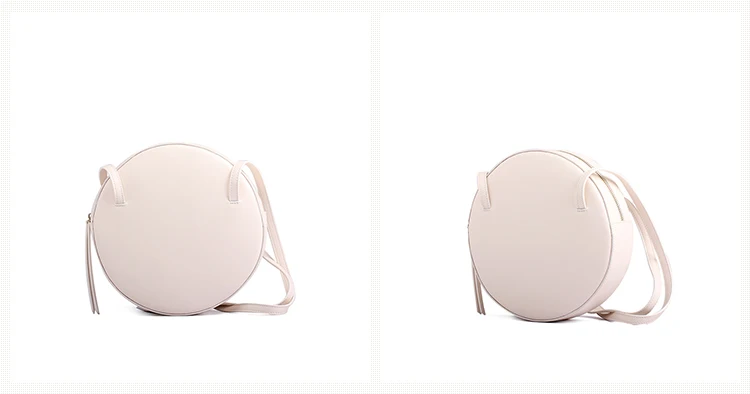 women's round bags leather circle box handbags messenger bag for lady causal shoulder bags portable1  (2)