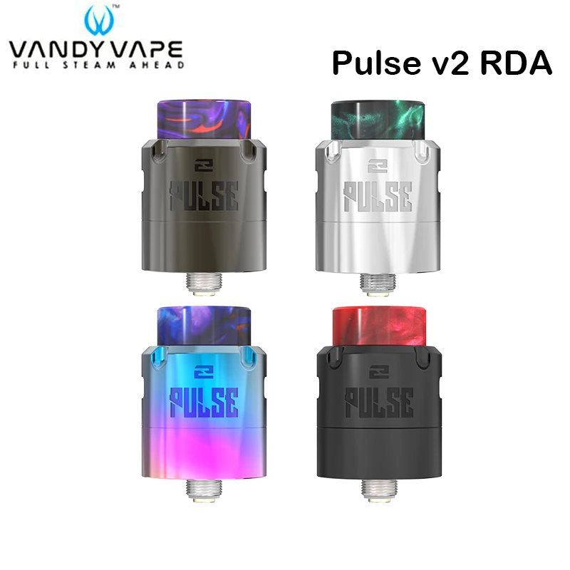 

Original Vandy Vape Pulse V2 RDA Tank 2ML Floating Deck Atomizer for E Cigarette Mod Pulse Dual Mod VS VandyVape Pulse 24 BF RDA