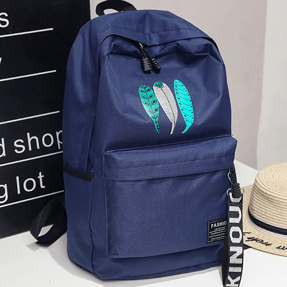 Fashion ladies backpack student simple large capacity backpack travel canvas backpack clutch bag Student Bag T626