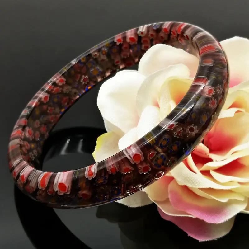 1 шт Мода тысячи цветов стеклянный браслет ювелирные изделия браслет с многоцветным опционально
