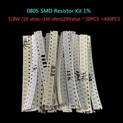 0805 SMD резистор набор Ассорти набор 1ohm-1M Ом 1% 33 valuesX 20 шт = 660 шт набор образцов