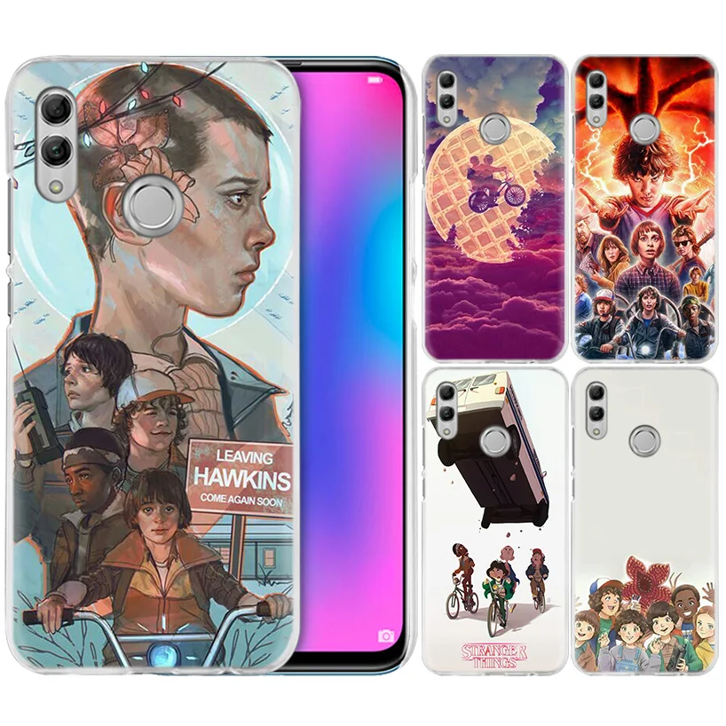 

Comic Stranger Things Case for Huawei Honor 8X Y9 9 10 Lite Play 7C 8C 8S 8A 7S 7A Pro V20 20i Y6 Y7 Y5 2019 Hard PC Phone Cover