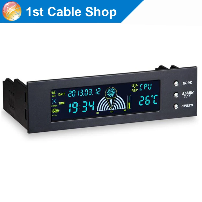Fan controller 5.25" pc fan control panel,3 channel fan/temperature controllerin Fans & Cooling