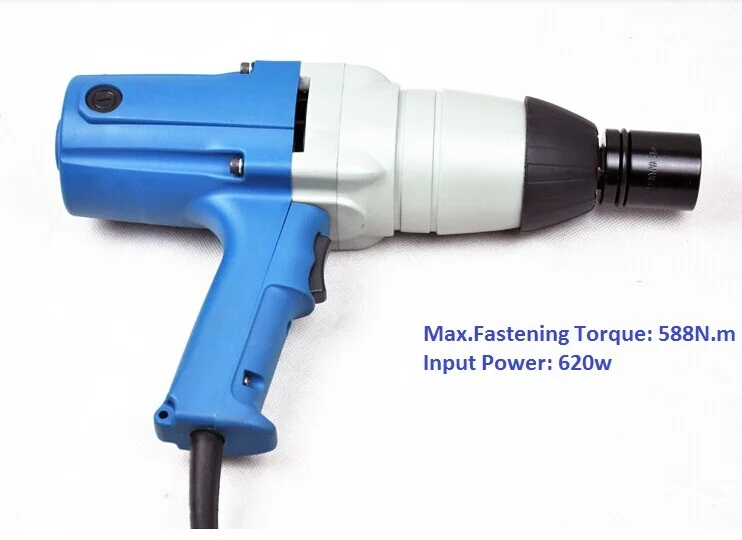 588N.m Electric compact impact Wrench for car 620W machine Speed 1800r/min torque industrial