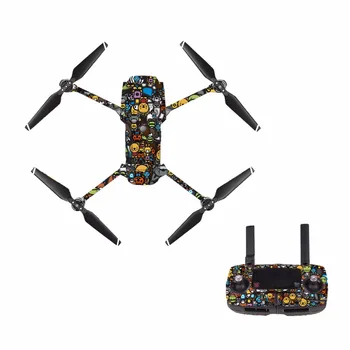 

[M0109] Cartoon for DJI Mavic Pro Decal Skin Sticker Drone Body + Remote Controller + 3 Battery Protection Film Cover