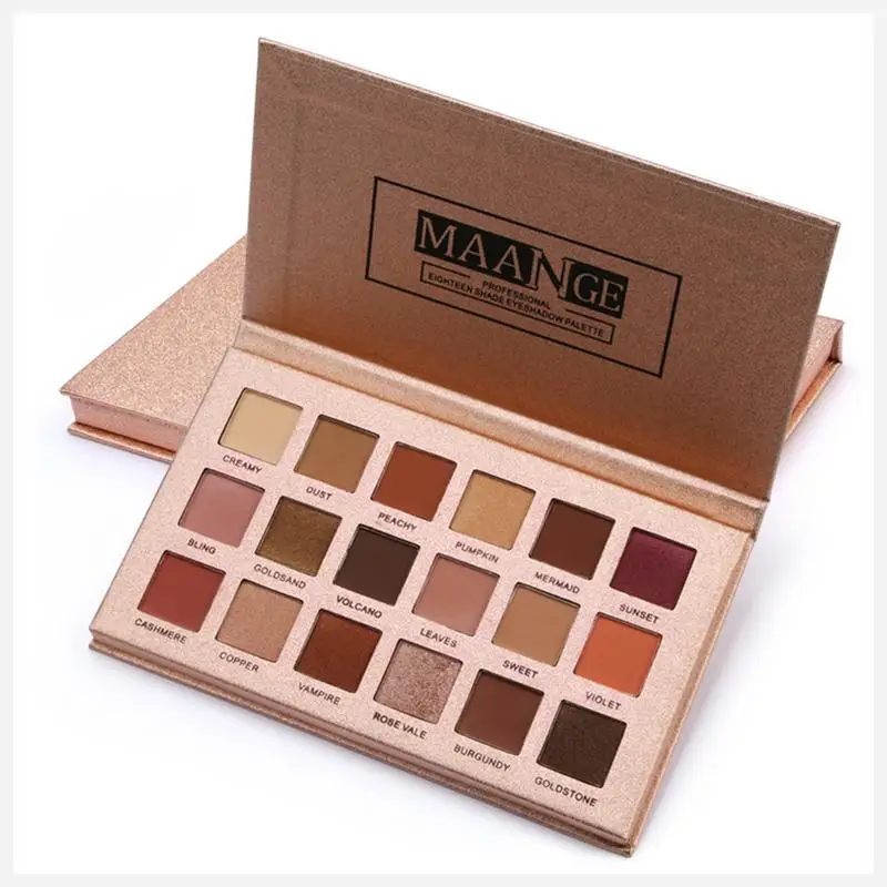 

18 Colors/Set Eyeshadow Palette Shimmer Matte Long-Lasting Waterproof Non-Smudging Eye Shadow Easy To Use And Portable