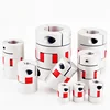 Flexible plum clamp coupler D30 L35 shaft size CNC Jaw shaft coupling inner diameter=6 6.35 7 8 9 10 11 12 12.7 14 15 16mm ► Photo 2/4