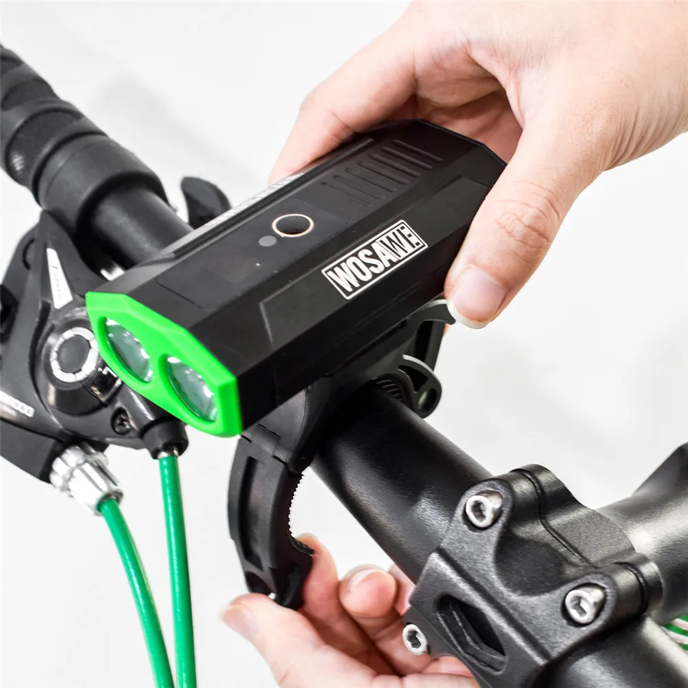 WOSAWE Super Bright Built-in Battery Bike Light Bicycle Headlights Power Bank Waterproof LED USB Rechargeable Cycling Flashlight WOSAWE Super Bright Built-in Battery Bike Light Bicycle Headlights Power Bank Waterproof LED USB Rechargeable Cycling Flashlight