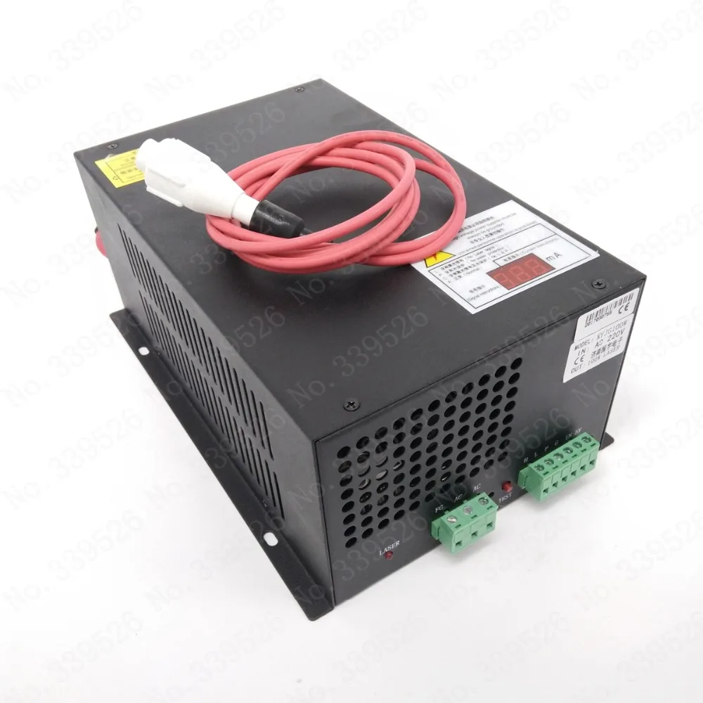 MYJG100W/MYGW100W 80 Вт 100 Вт CO2 Лазерная Блок питания PSU с валютой показать метр валюте mA 110 В или 220 В