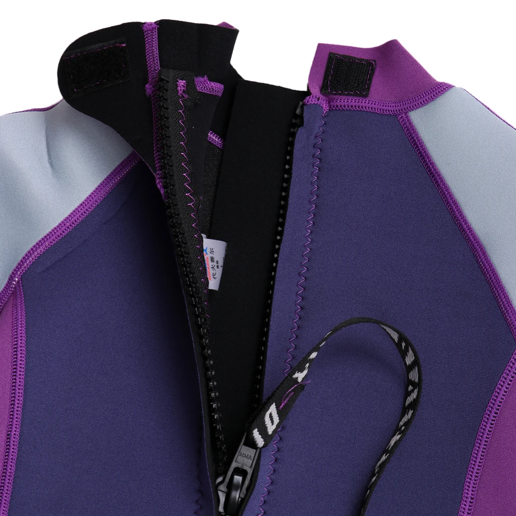 2.5mm Neoprene Surf Sports Swimming Wetsuit Full Body Swimwear UV Protection SPF 50+ for Girl Kids 3 Colors